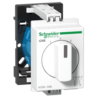 Acti9 iCM B, D, E, C, V, A - Rotary handle, DIN rail linear selector switches