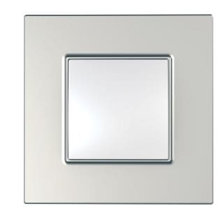 Light switches and sockets flush mounted