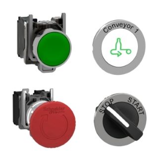 Harmony XB4 metal pushbuttons, switches and pilot lights