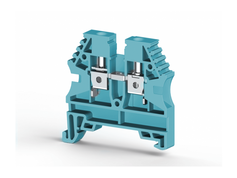 Klemsan 4mm2,screw type,single deck feed through terminal block,Insulation mate-rial PA,Blue , AVK 4; 304131