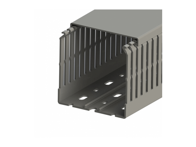 Klemsan 80x80 Slotted wiring duct,Grey, KKC 8080; 551020