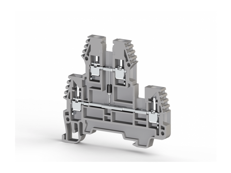 Klemsan Dvospratna redna stezaljka sa diodom PIK NLD 2.5mm² ; 317219