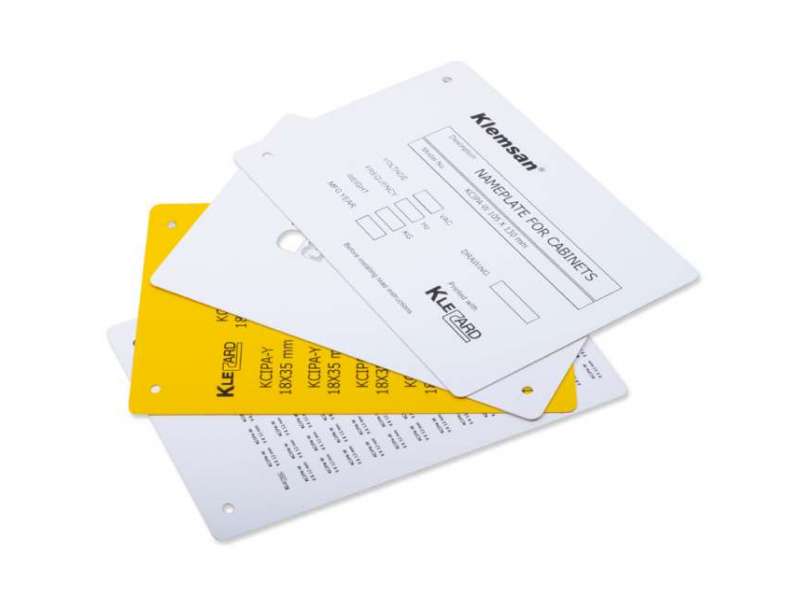 Klemsan Nalepnice PVC 9x50mm KCIPA-W ; 808707