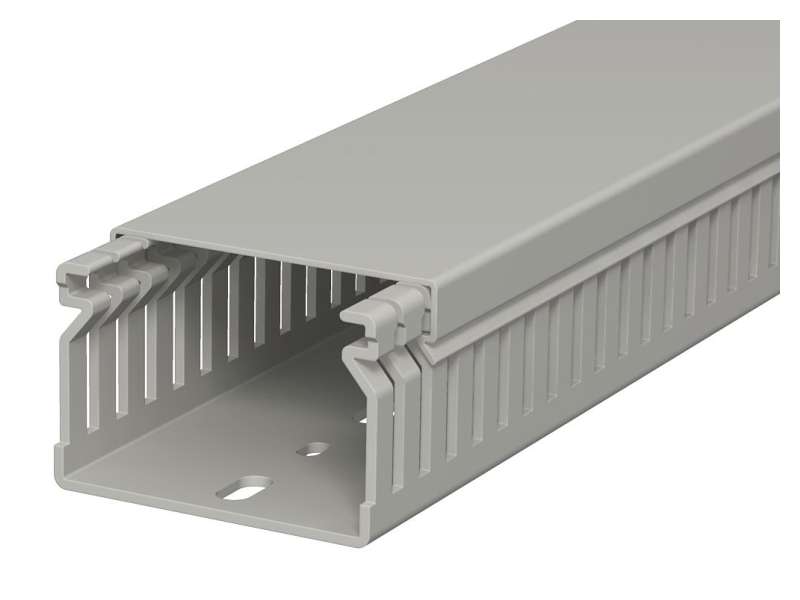 Obo Betterman Kanal za ožičenje 40x60x2000 mm PVC kamen sivi sa poklopcem | 6178014