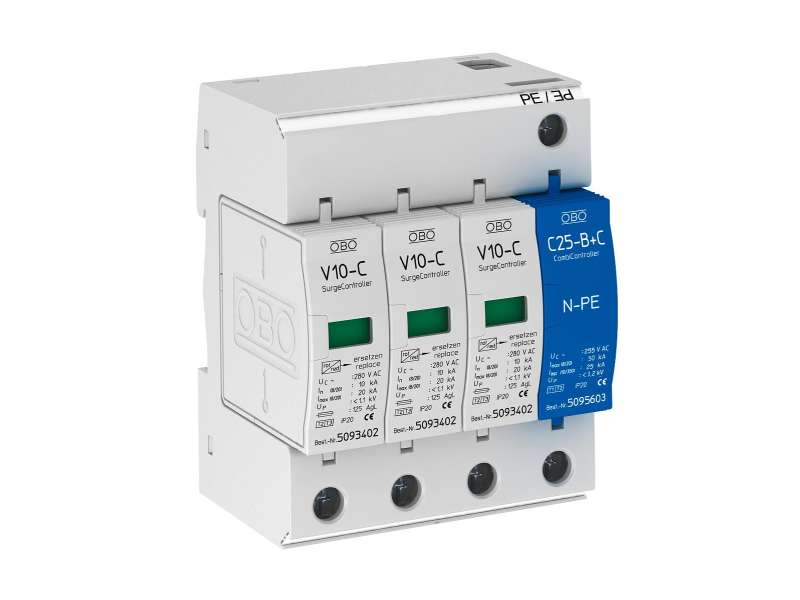 Obo Betterman Odvodnik prenapona V10 3+N/PE 280V | 5094920