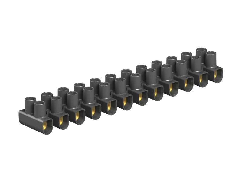 Obo Betterman Serijska luster klema, bez halogena, 6,0 mm², crna | 2056232