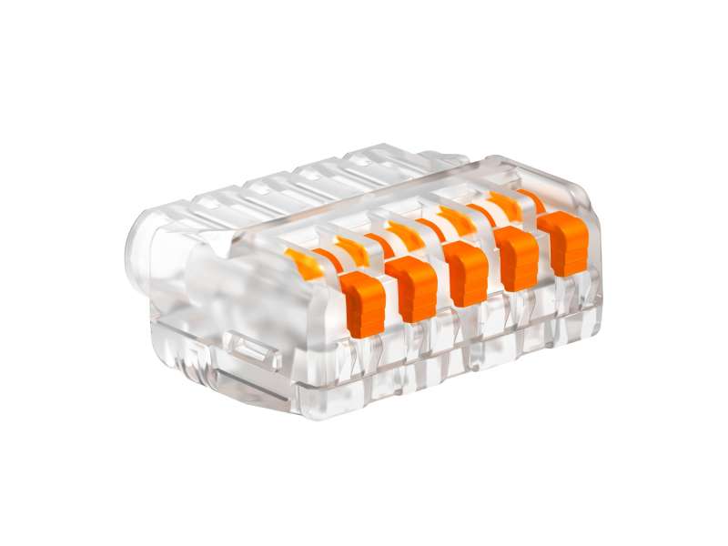 Obo Betterman Univerzalna utična klema petopolna 2,5 mm² providna, 50 kom | 2054458