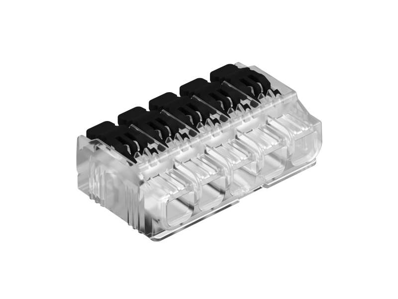 Obo Betterman Univerzalna utična klema petopolna 4 mm² providna, 45 kom | 2054425