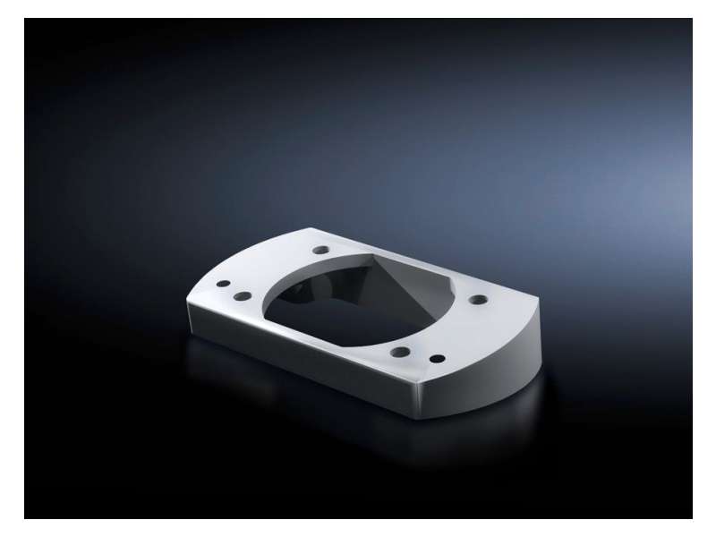 Rittal Nagibni adapter 10° za 120x65mm, CP 60/120, RAL 7035 | 6206440