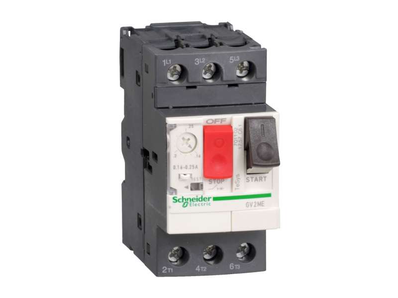 Schneider Electric TeSys GV2-prekidač-termomagnetna zaštita - 1.6...2.5 A - vijčani priključak; GV2ME07