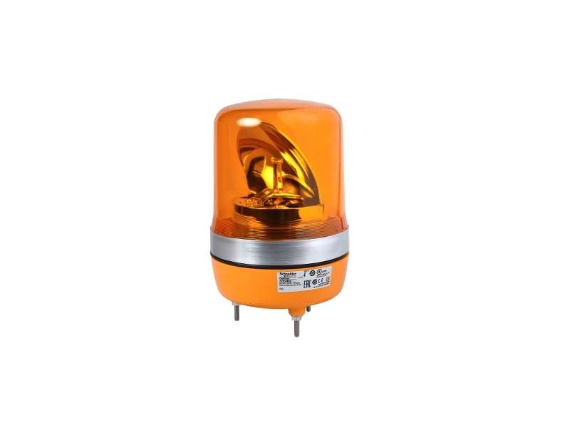 Schneider Electric 106mm rotirajuća svetiljka narandžasta 24VAC-DC;XVR10B05