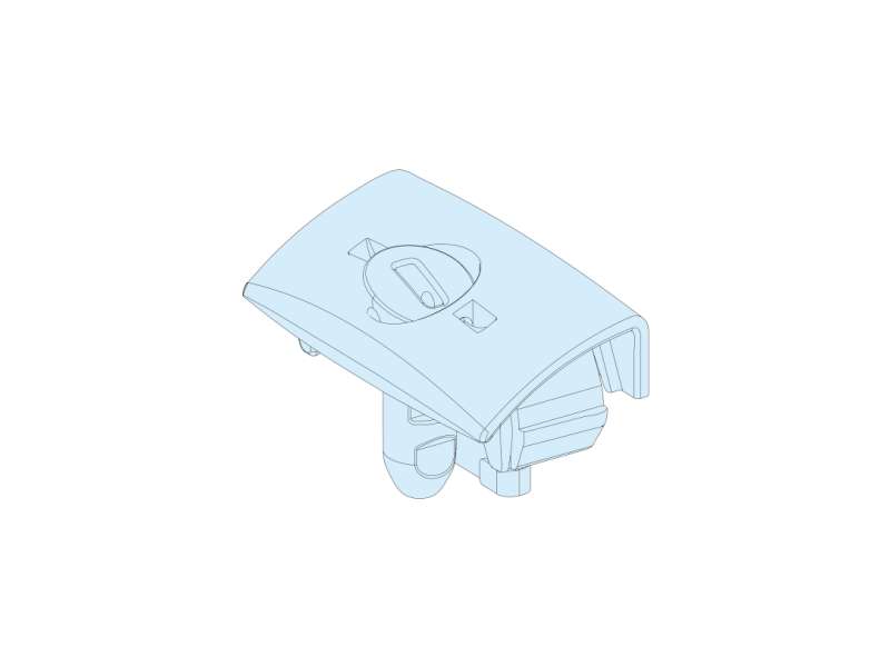 Schneider Electric 1/4 bravica prednje ploče; LVS01094
