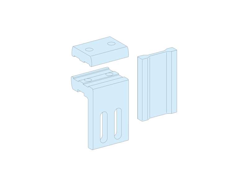 Schneider Electric 1600A priključak 10mm horizontalna sabirnica sa Linergy LGY sabirnicom; LVS04636