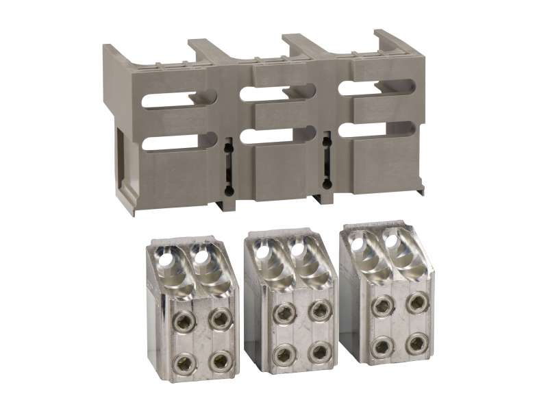Schneider Electric 3 priključka - < 1250A - za 4 x 240 mm² - 1 poklopac konektora; 33640