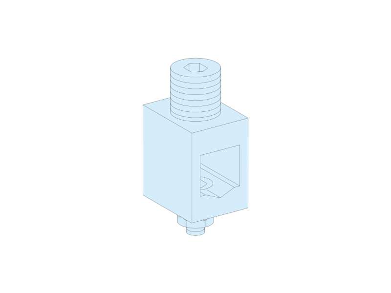 Schneider Electric 4 kablovska priključka 1P 160A 70mm² za zadnje sabirnice Linergy BS; LVS07051