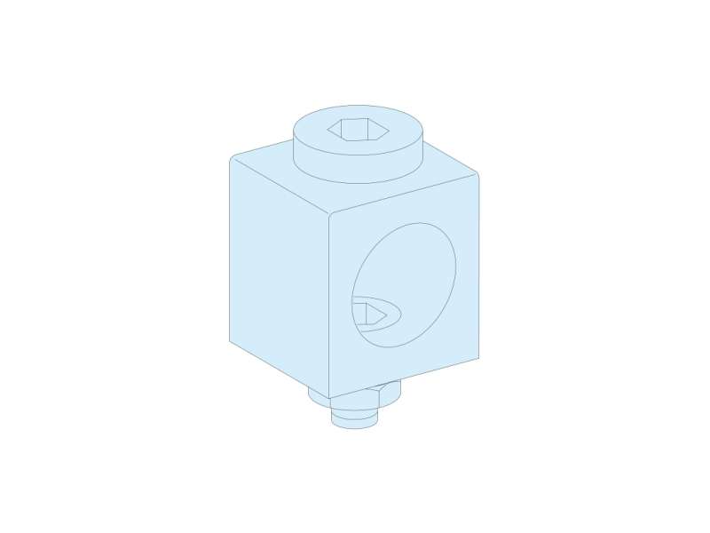 Schneider Electric 4 kablovska priključka 1P 250A 185mm² za zadnje sabirnice Linergy BS; LVS07052