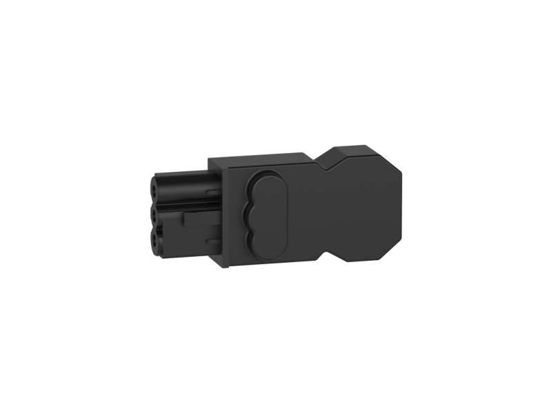 Schneider Electric AC female connector for Multi-fixing LED lamps, 3P, screw connection, 250V/16A;NSYLAMACF
