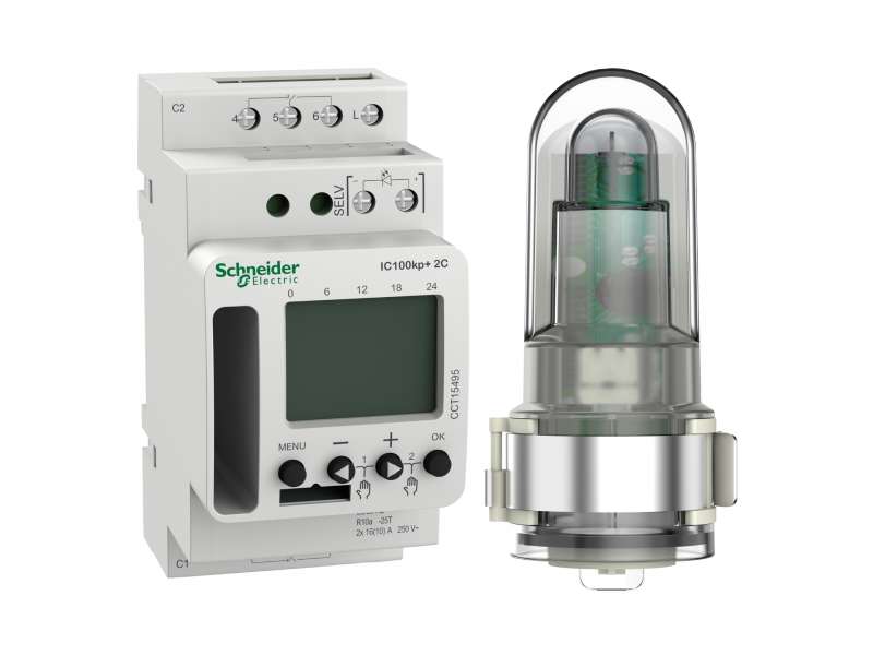 Schneider Electric Acti 9 IC100kp+ 2C (1 - 99000 lux) SMART programabilni svetlosni prekidač; CCT15495
