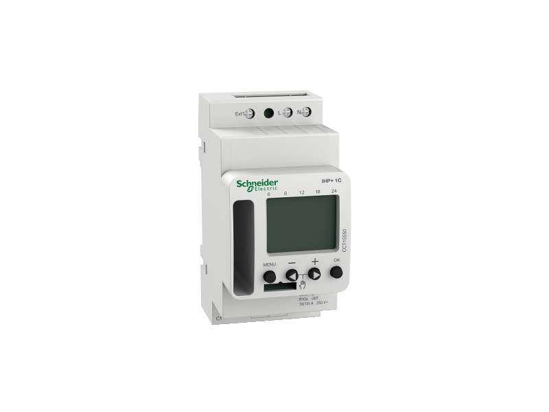 Schneider Electric Acti 9 IHP+ 1C (24h/7d) SMARTe programabilni vremenski prekidač;CCT15550
