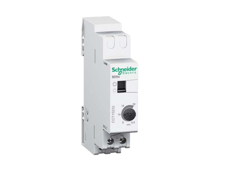 Schneider Electric Acti 9 - MINs - tihi elektronski tajmer - podešavanje od 0.5 do 20 minuta; CCT15232