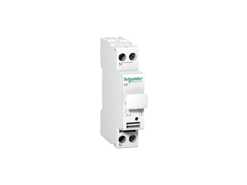 Schneider Electric Acti 9 - rastavljač sa osiguračima STI - 1P + N - 25 A-za osigurače 10.3 x 38 mm;A9N15646