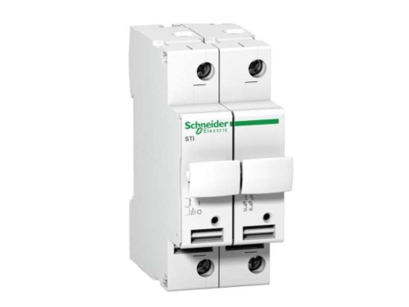 Schneider Electric Acti 9 - rastavljač sa osiguračima STI - 2P - 25 A - za osigurače 10.3 x 38 mm ; A9N15651