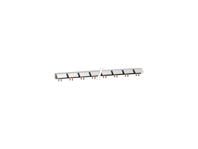 Schneider Electric Acti9 - comb busbar - 3L+N balanced with Aux and Vigi - 9 mm pitch - 56 modules;A9N21038