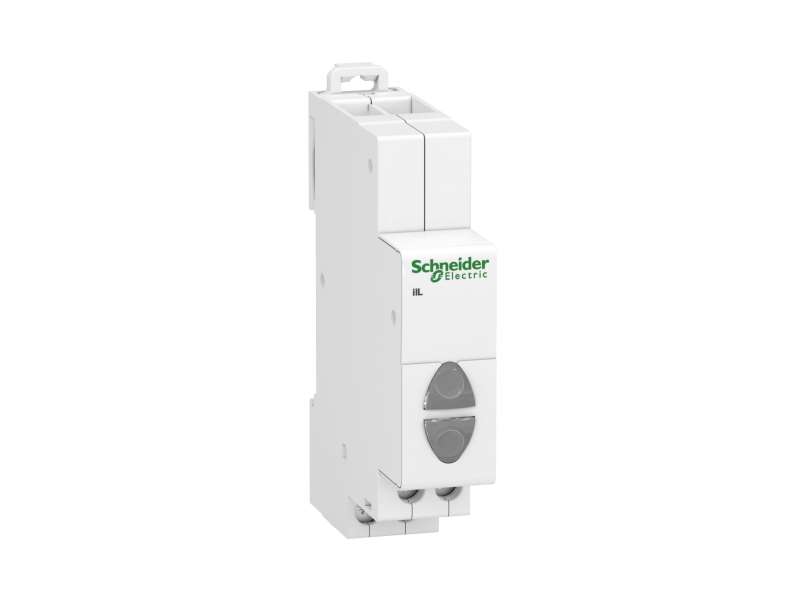Schneider Electric Acti9 iIL dvostruka indikatorska lampica - bela/bela - 110-230 VAC;A9E18328