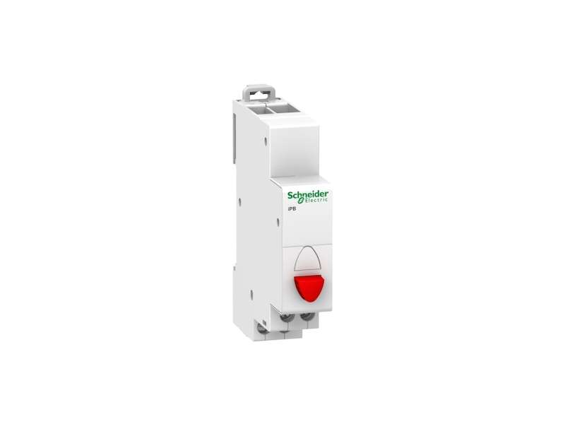 Schneider Electric Acti9 iPB 1NC jednostruki taster crveni; A9E18031
