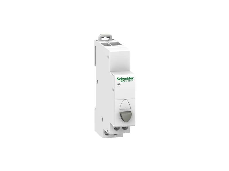 Schneider Electric Acti9 iPB 1NO-1NC jednostruki taster sivi; A9E18033