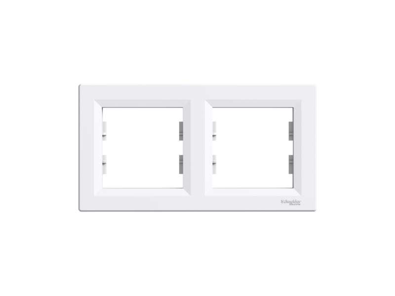 Schneider Electric Asfora - horizontalni ram za 2 elementa - beli;EPH5800221