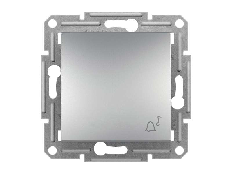 Schneider Electric Asfora - jednopolni taster ''zvono'', priključci bez zavrt., bez rama, aluminijum;EPH0800161