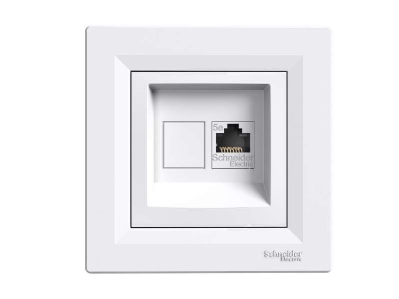Schneider Electric Asfora - komunikaciona utičnica - RJ45 kat. 5e UTP bela;EPH4300121