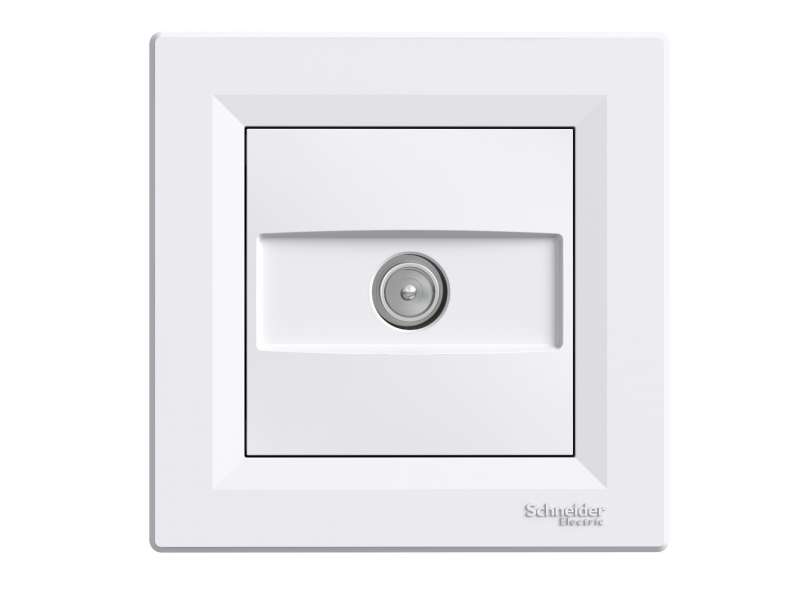 Schneider Electric Asfora - TV završna utičnica - 1dB bela;EPH3200121