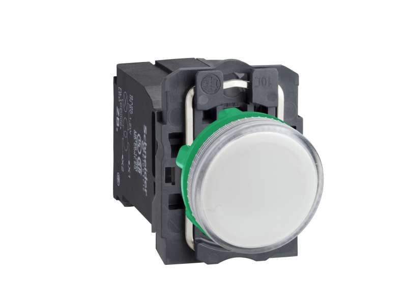 Schneider Electric Bela kompletna signalna lampica Ø22 ravna sočiva sa BA9s sijalicom 220..240V;XB5AV41