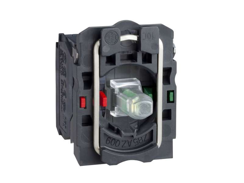 Schneider Electric Beli svetlosni blok sa montažnim elementom - integrisani LED 230..240V 1NO+1NC;ZB5AW0M15