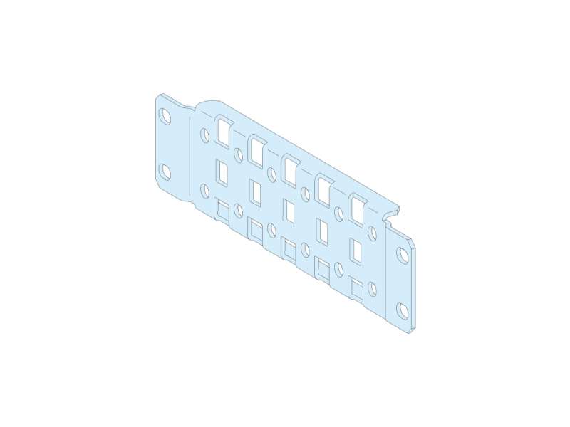 Schneider Electric Bočni nosači (2), Š = 400 mm, za D = 400 mm; LVS03584
