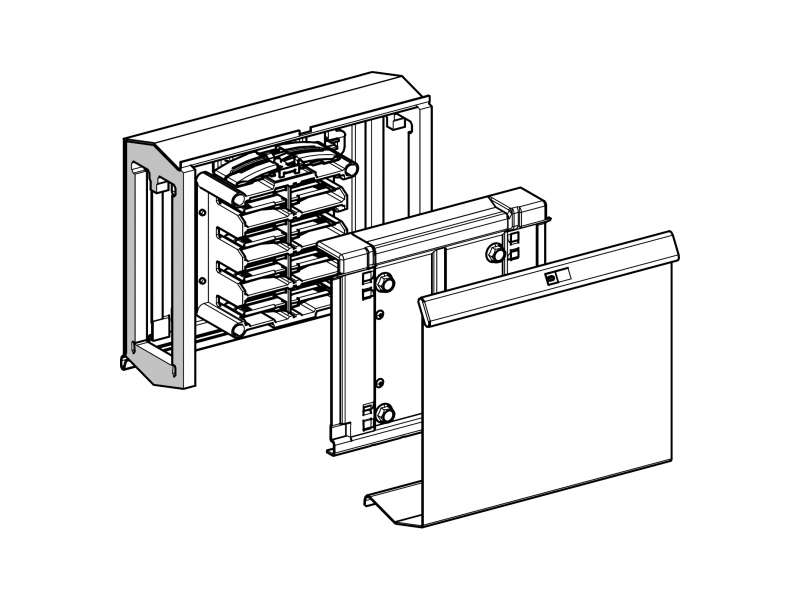 Schneider Electric Canalis - adapter za povezivanje starog i novog KS - 250 A