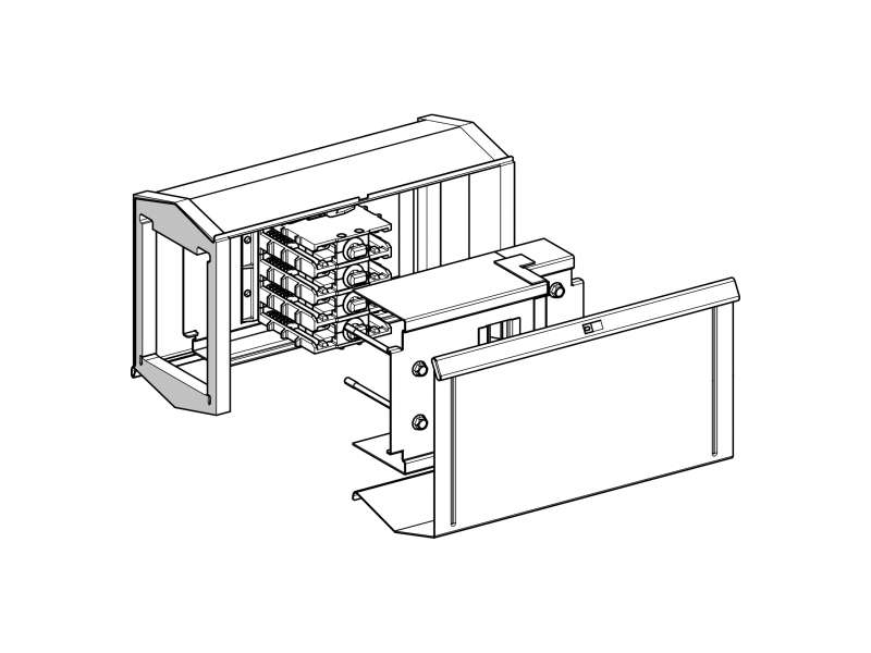 Schneider Electric Canalis - adapter za povezivanje starog i novog KS - 500 A