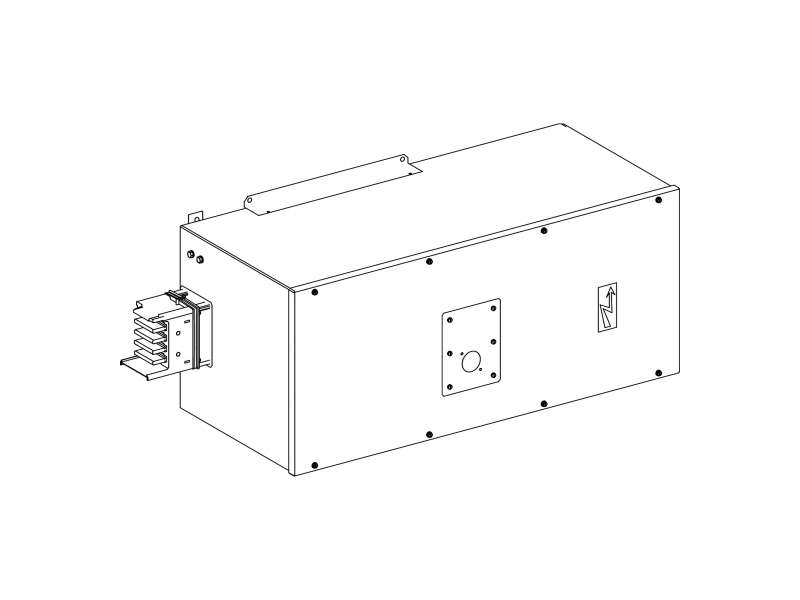 Schneider Electric Canalis - napojna jedinica sa NS800...1000 N H ili L kriva-1000 A -desna montaža