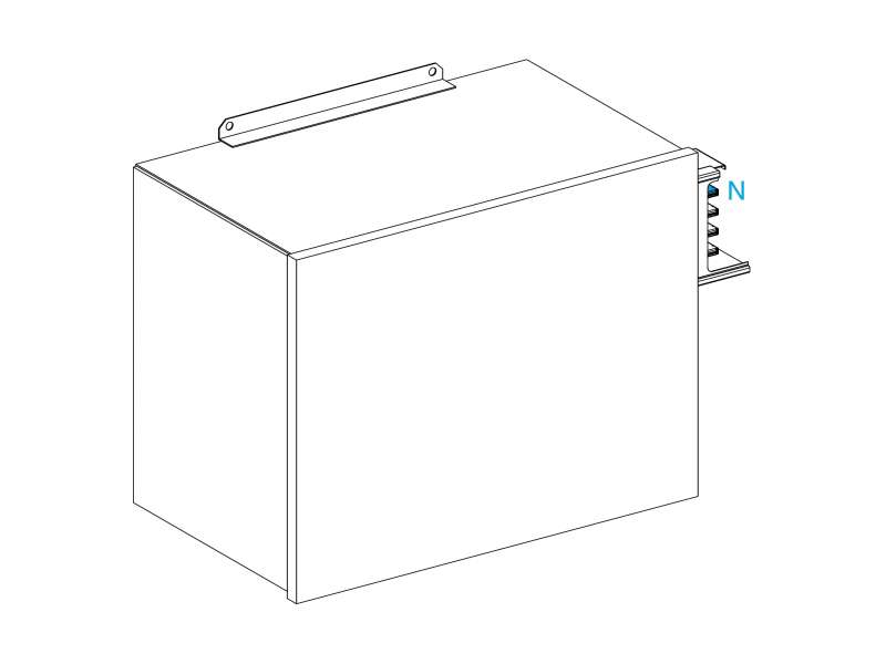 Schneider Electric Canalis - napojna jedinica za KSA - 1000 A - leva montaža