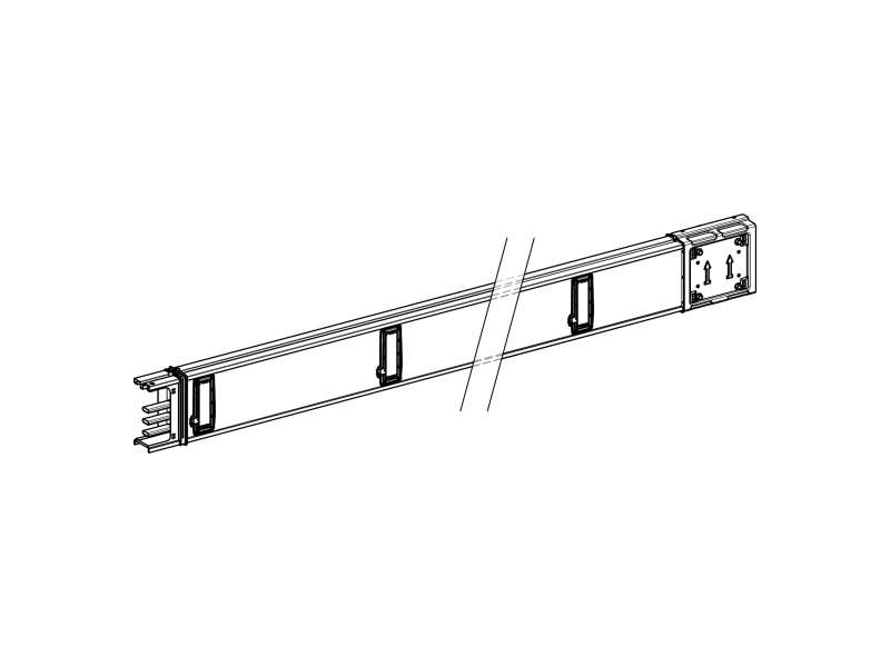 Schneider Electric Canalis - ravni dužni deo - 250 A - 5 m - 20 otcepnih utičnica