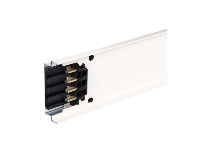 Schneider Electric Canalis - ravni vodni deo - 100 A - 3 otcepne utičnice - 3L+N+PE - 2m - beli