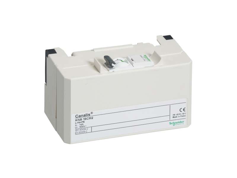 Schneider Electric Canalis - utična kutija sa C60 - 16 A - izbor faze - L + N + PE - IP41.