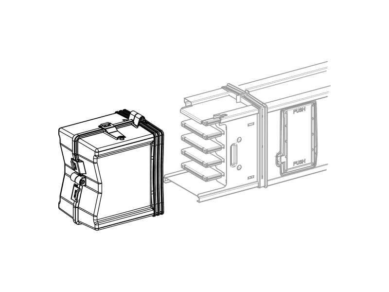 Schneider Electric Canalis - zadnji poklopac - 1000 A