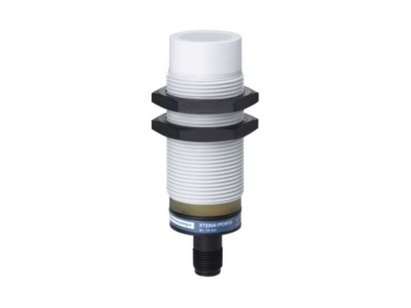 Schneider Electric Capacitive sensor - XT1 - cylindrical M30 - plastic - Sn 15 mm - 12..24 V DC;XT230A1PCM12