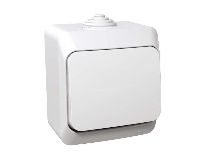 Schneider Electric Cedar Plus - jednopolni prekidač - 16AX, beli;WDE000510
