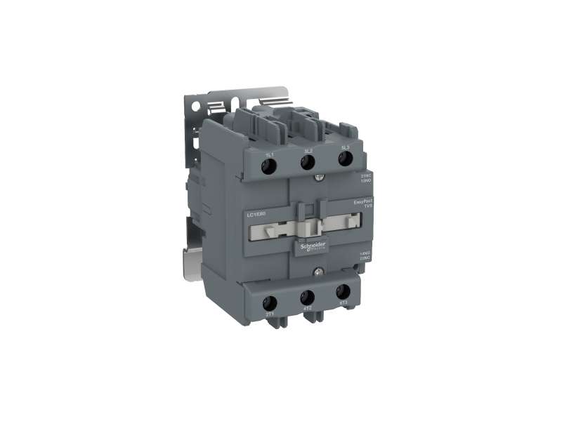 Schneider Electric Contactor,EasyPact TVS,3P(3NO),AC-3,<=440V,80A,24V AC coil,50/60Hz; LC1E80B7