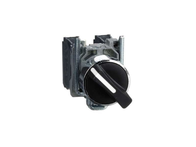 Schneider Electric Crni izborni prekidač Ø22 2-pozicije bez povratka 1NO+1NC 600V;XB4BD25