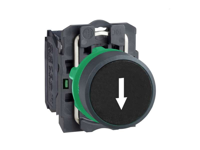 Schneider Electric Crni kompletni udubljeni taster Ø22 sa povratkom 1NO - strelica nadole;XB5AA3351